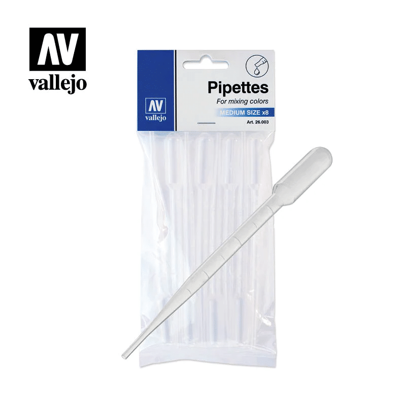 Vallejo Pipettes 3mL, Package of 8, Medium Size image 0